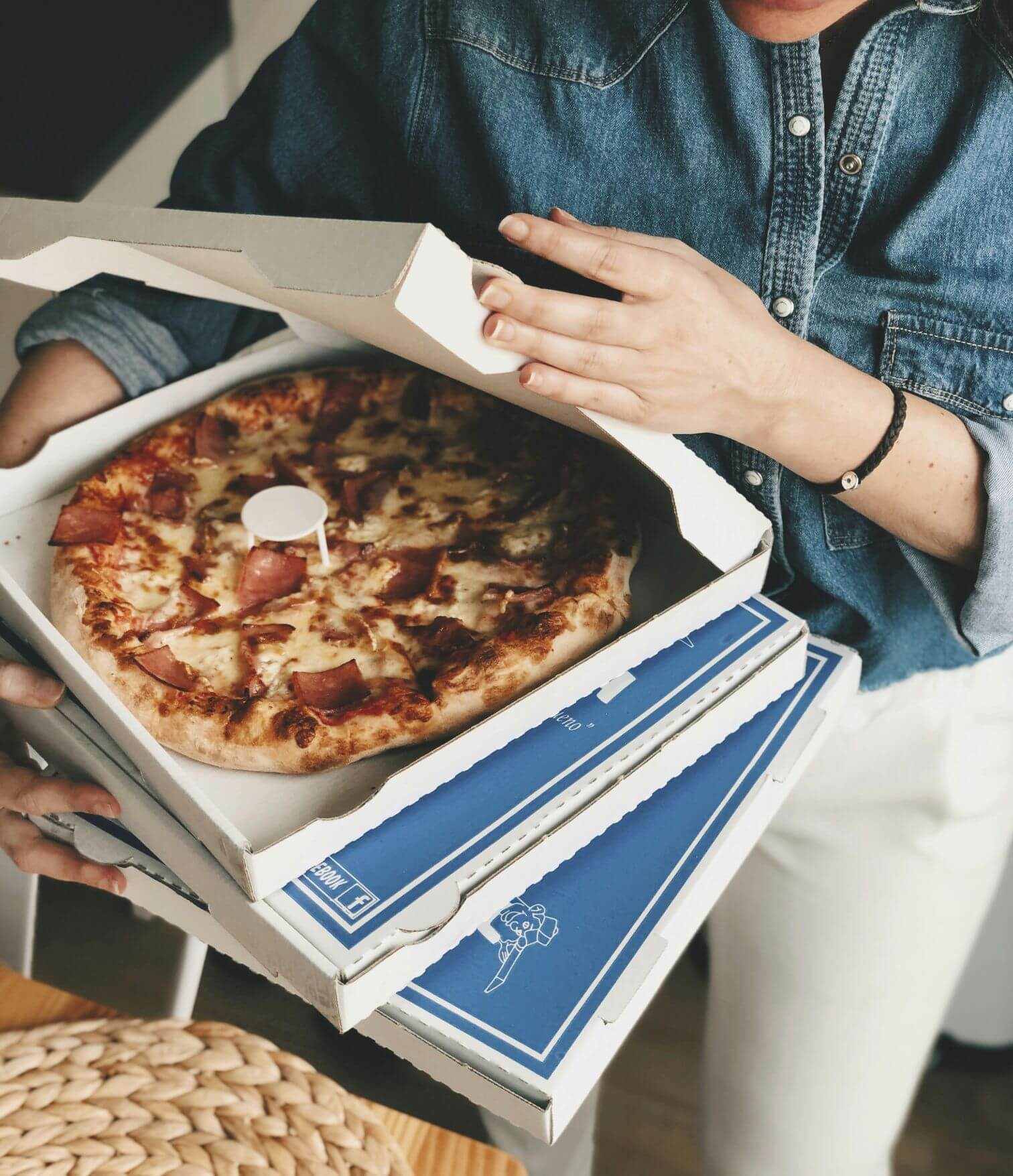 pizza boxes